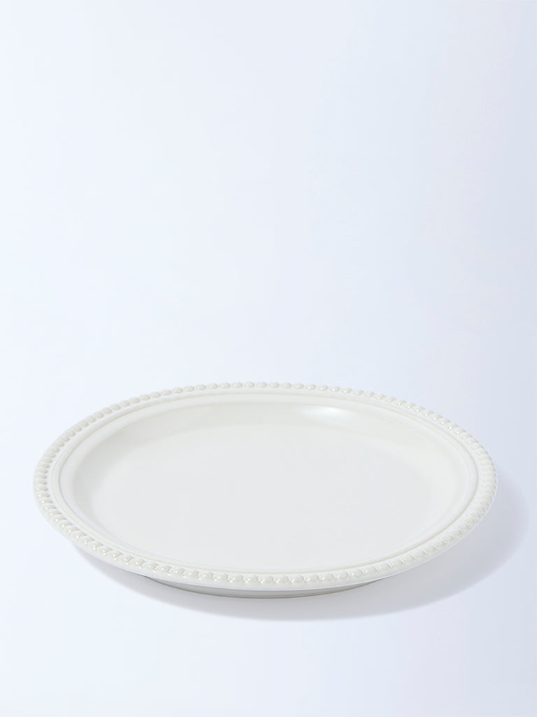 Westside Home White Beaded Side Plate