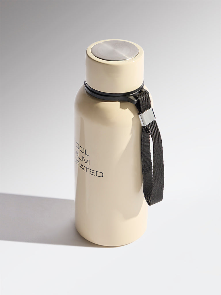 Westside Home Ivory Text Design Water Bottle - 500ML