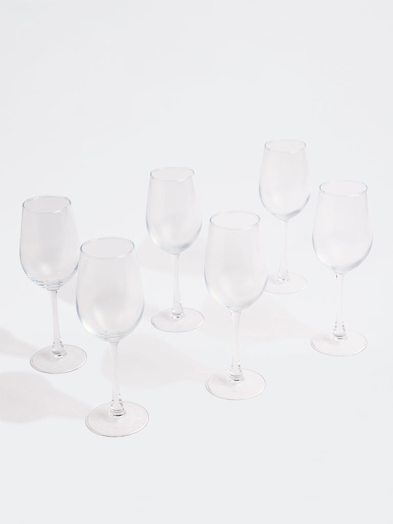 Westside Home Clear Wine Glass (Set of 4)