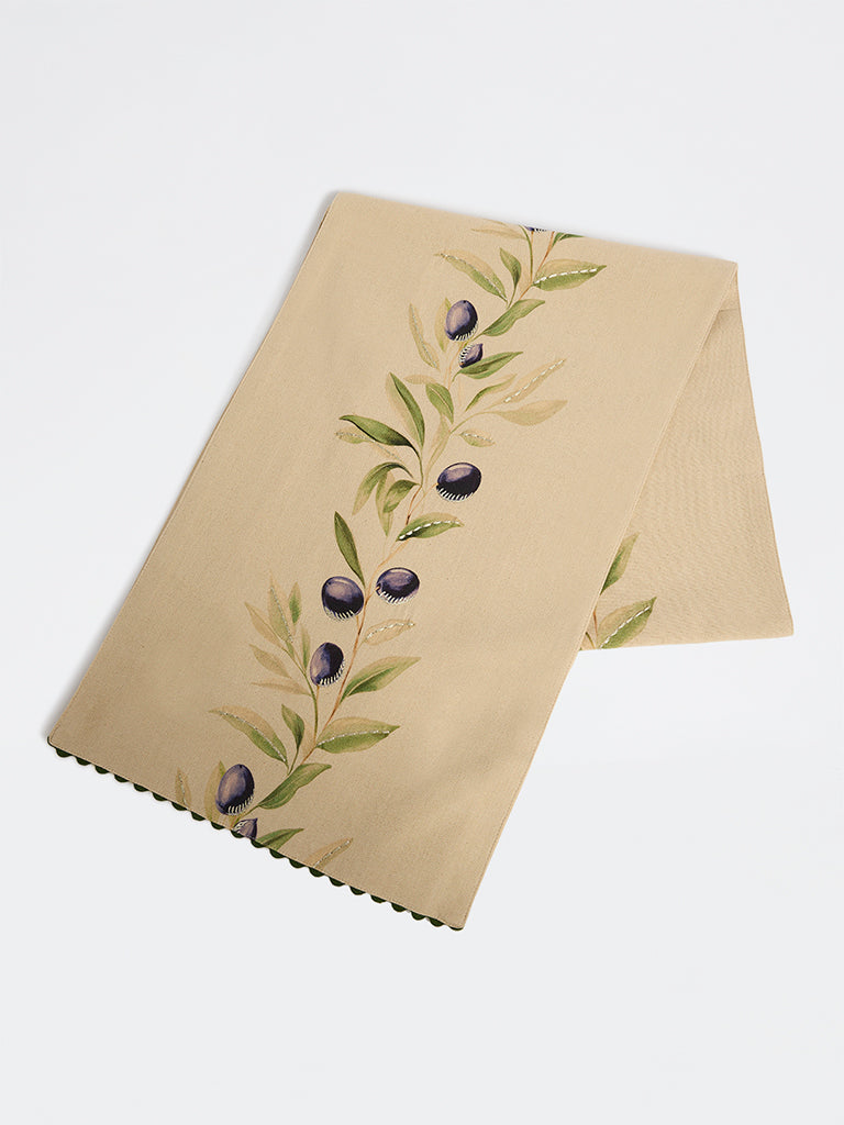 Westside Home Multicolor Botanical Pattern Table Runner