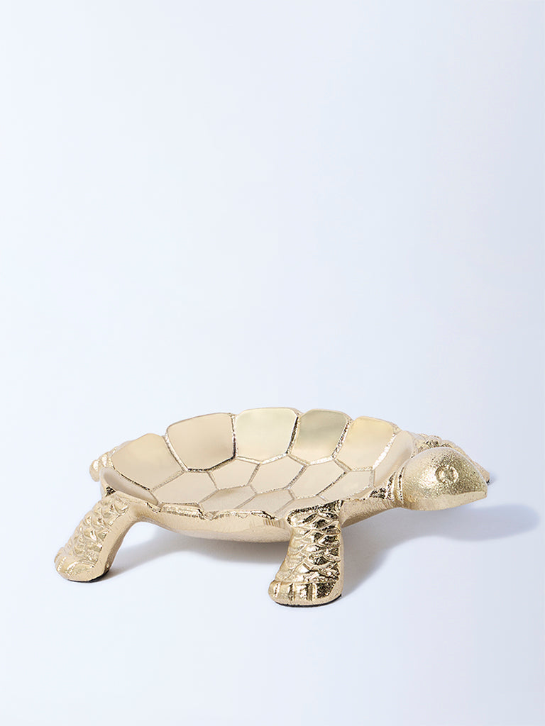 Westside Home Gold Turtle Decorative Object