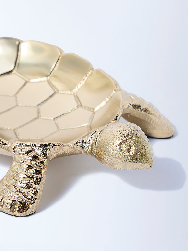 Westside Home Gold Turtle Decorative Object