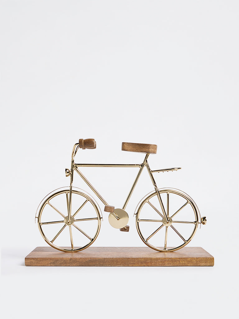 Westside Home Gold Bicycle Decorative Object