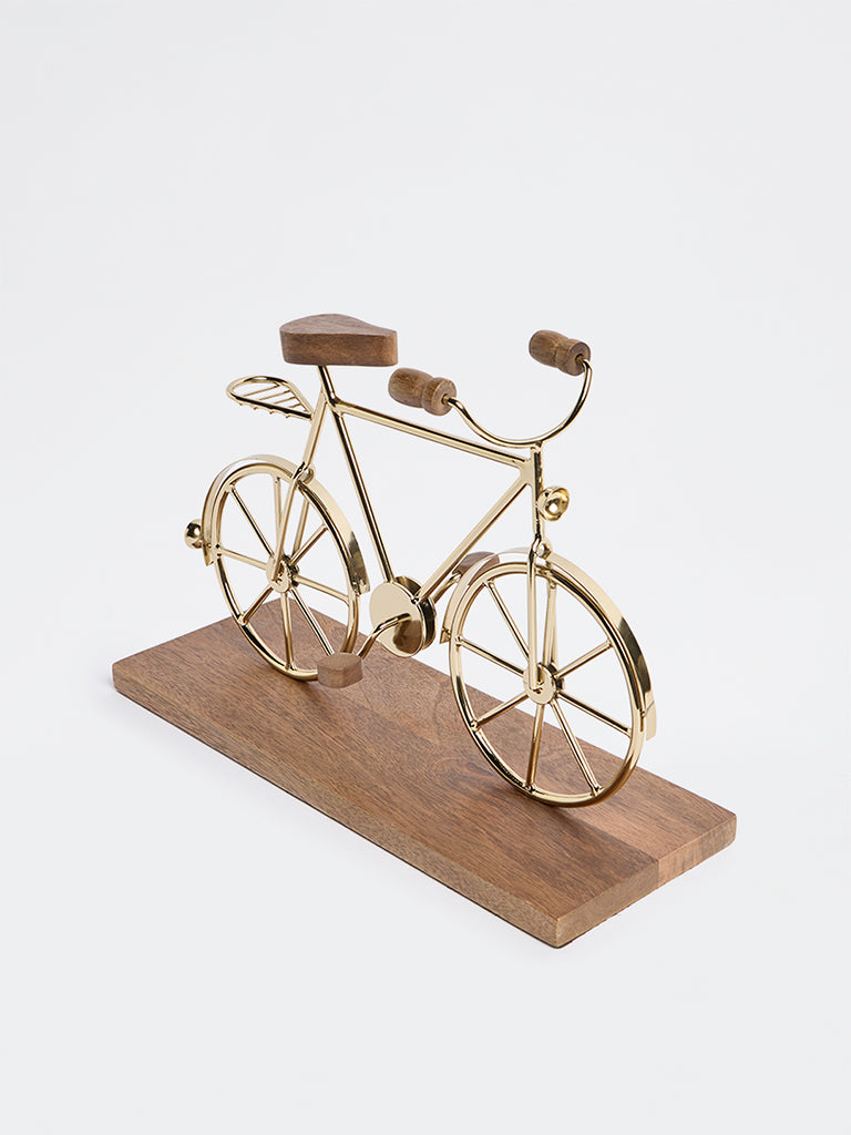 Westside Home Gold Bicycle Decorative Object