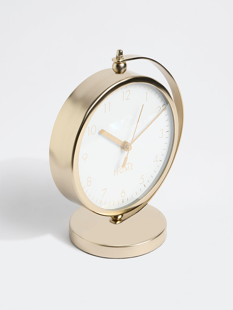 Westside Home Gold Round Clock