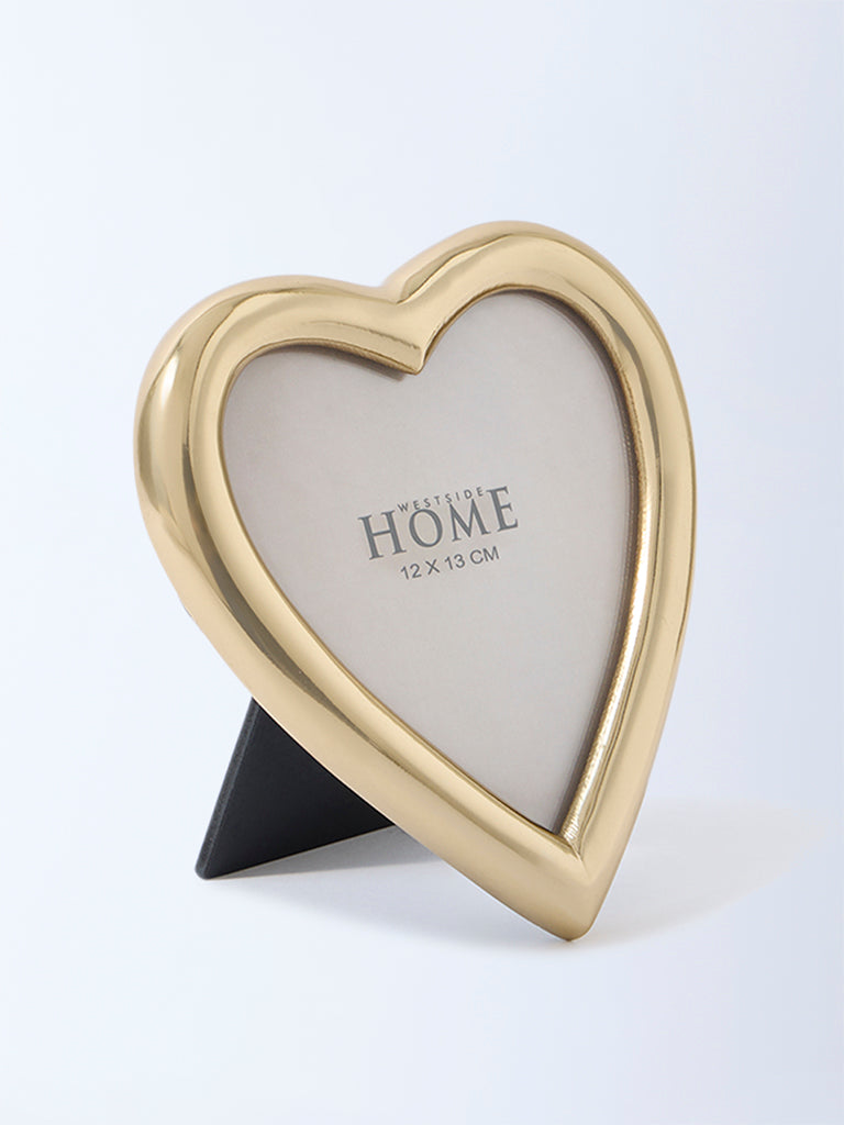 Westside Home Gold Heart-Shaped Photo Frame