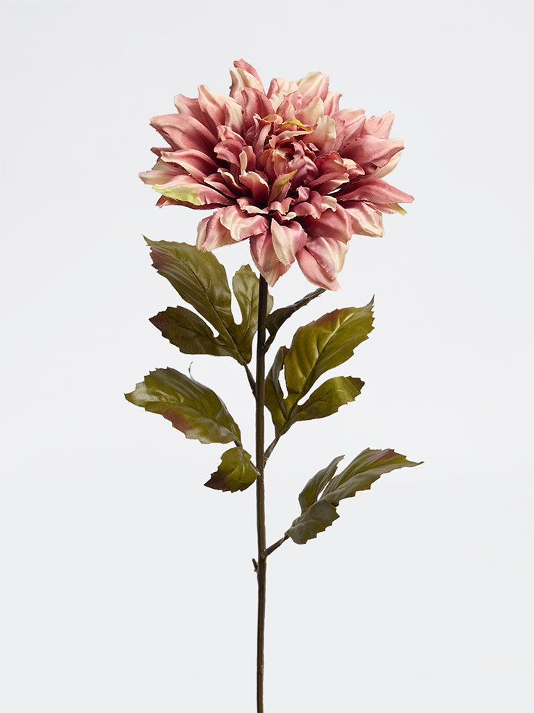 Westside Home Rust Artificial Dahlia Flower