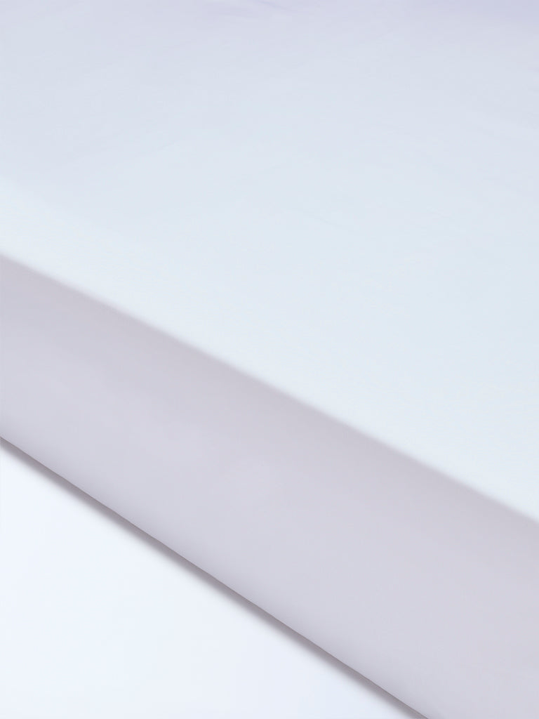 Westside Home White Solid Queen Bed Sheet Set