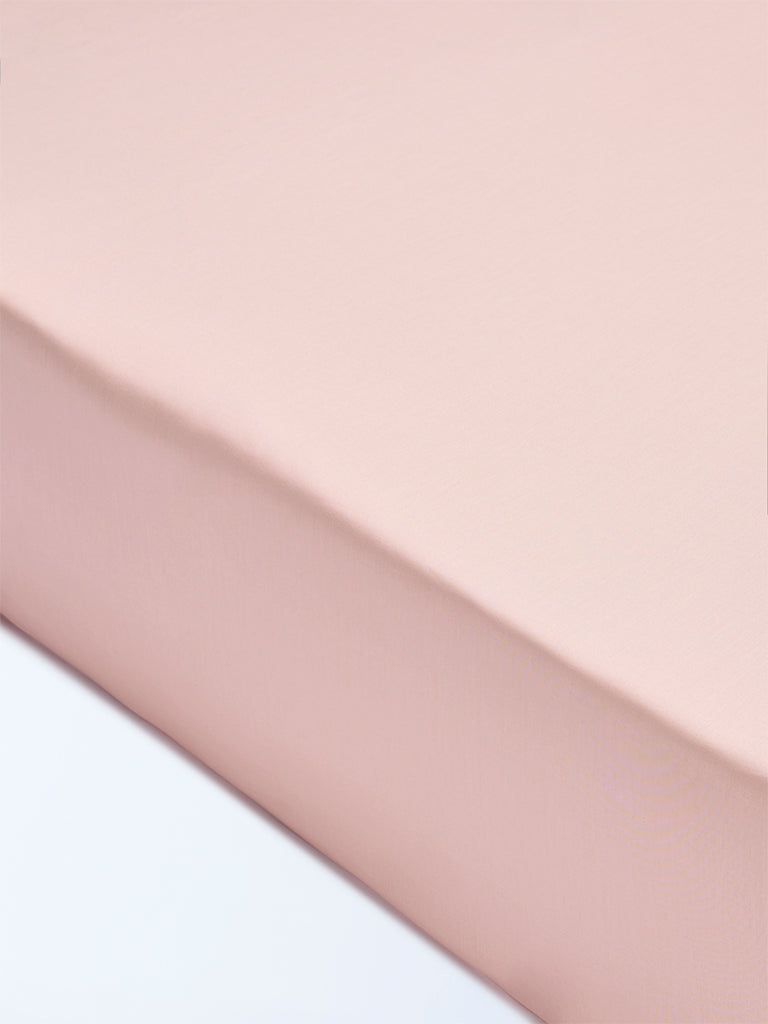 Westside Home Pink Solid Queen Bed Sheet Set