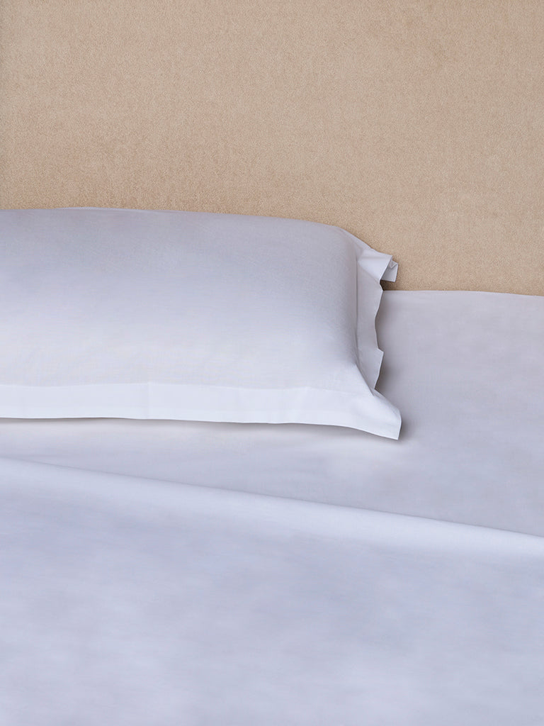 Westside Home White Solid Queen Bed Sheet Set