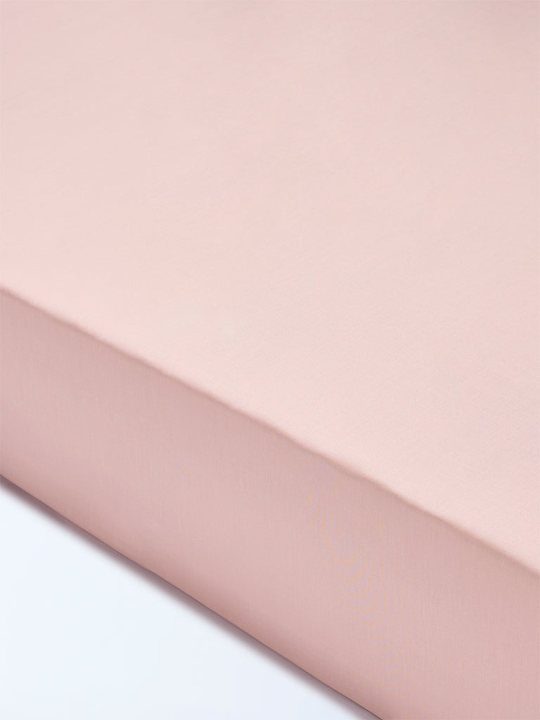 Westside Home Pink Solid Queen Bed Sheet Set