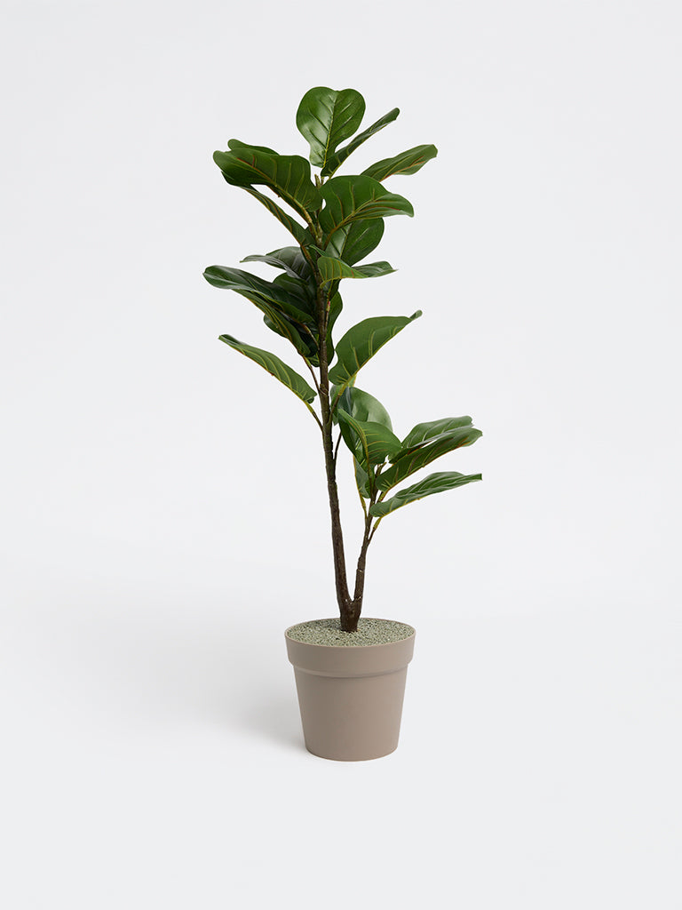 Westside Home Green Fiddle Leaf Artificial Plant