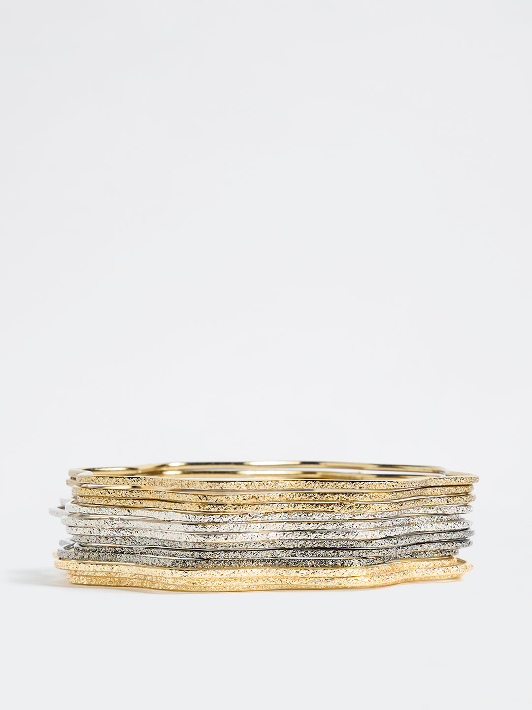 Westside Accessories Dual Toned Floral Bangles - Pack of 12