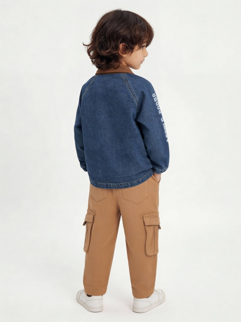 HOP Kids Boys Dark Blue Denim Jacket