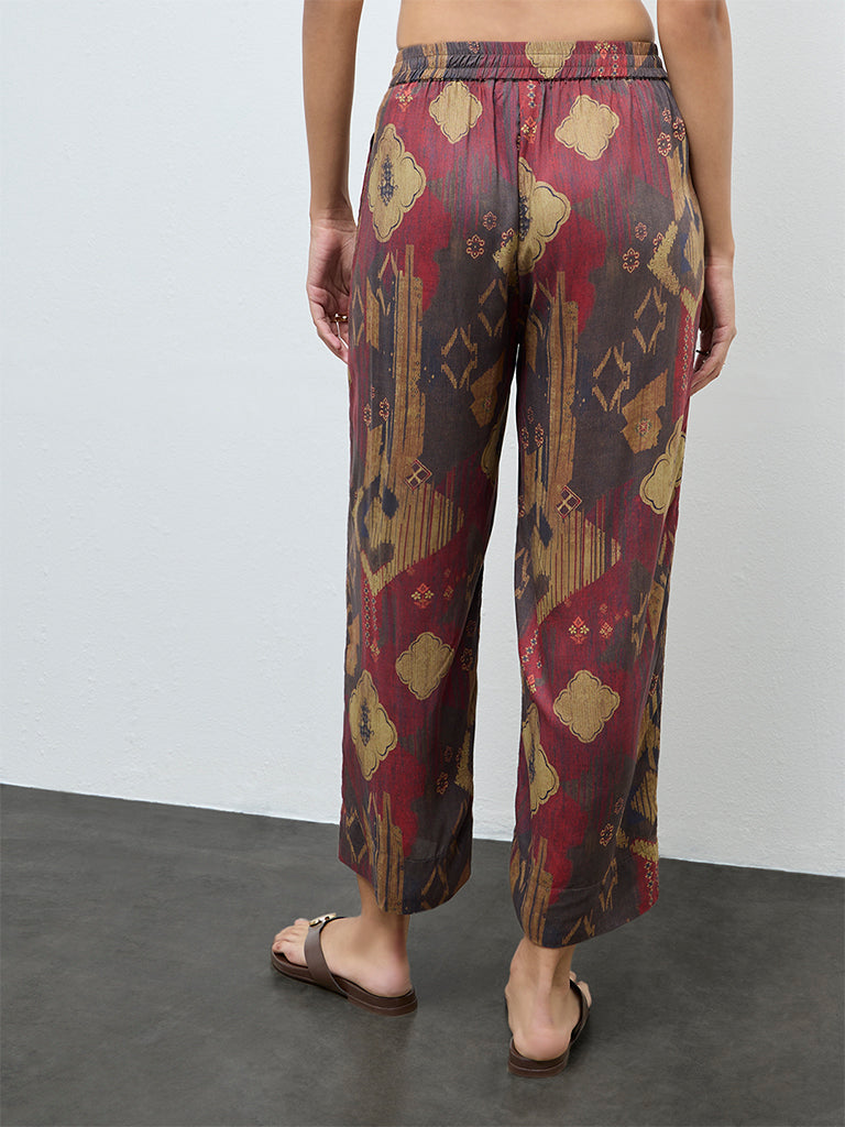 Utsa Multi-Coloured Printed Palazzos