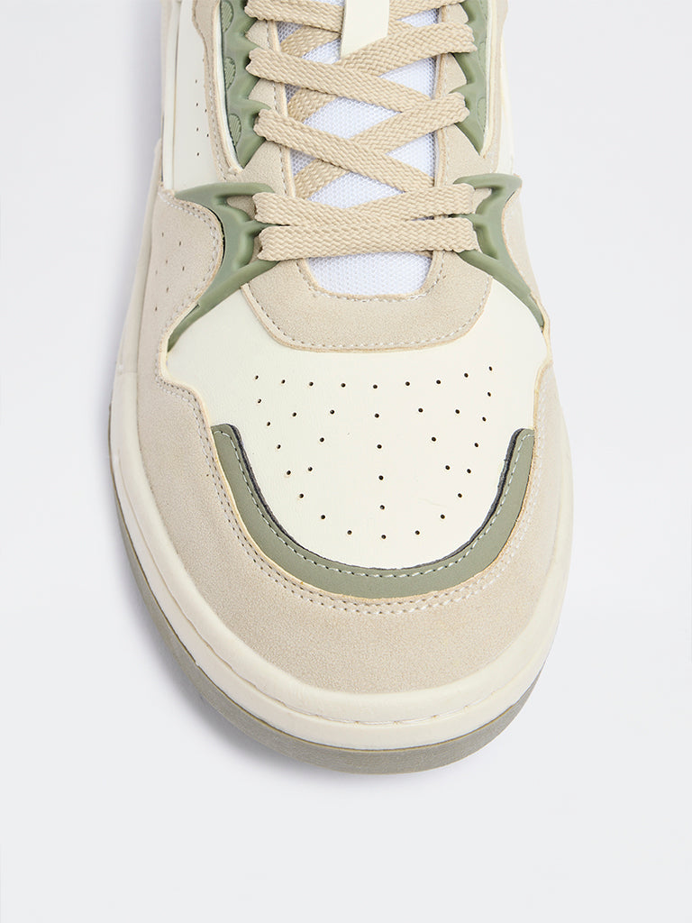 SOLEPLAY Multicolour Perforated Lace-Up Sneakers