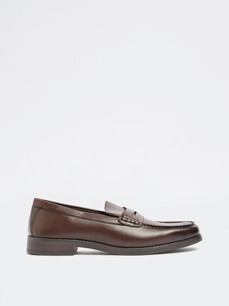 SOLEPLAY Brown Penny Loafers