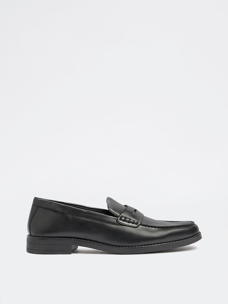 SOLEPLAY Black Penny Loafers