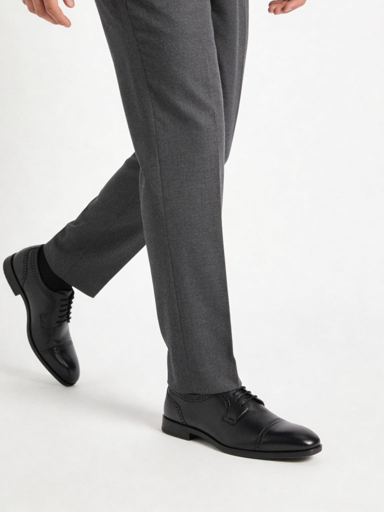 SOLEPLAY Black Oxford Shoes