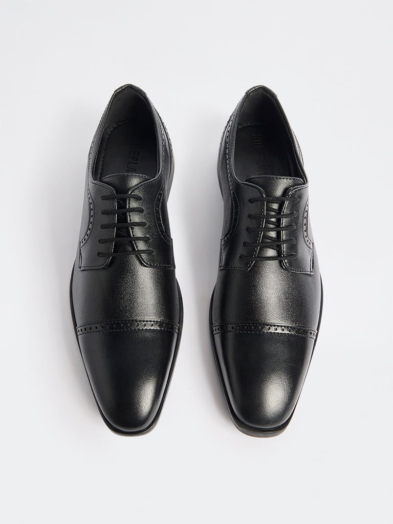 SOLEPLAY Black Oxford Shoes