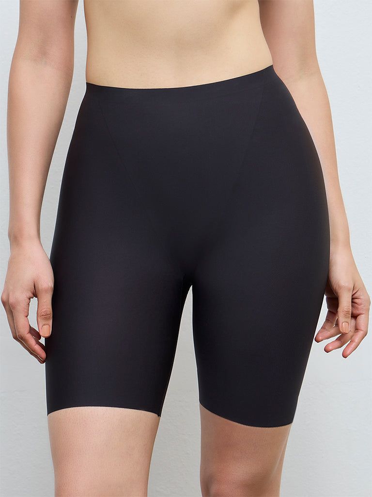 Wunderlove Black High-Rise Shaping Longpant