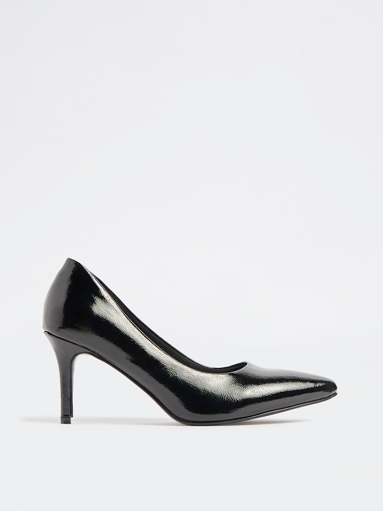 LUNA BLU Black Stiletto Pump Shoes