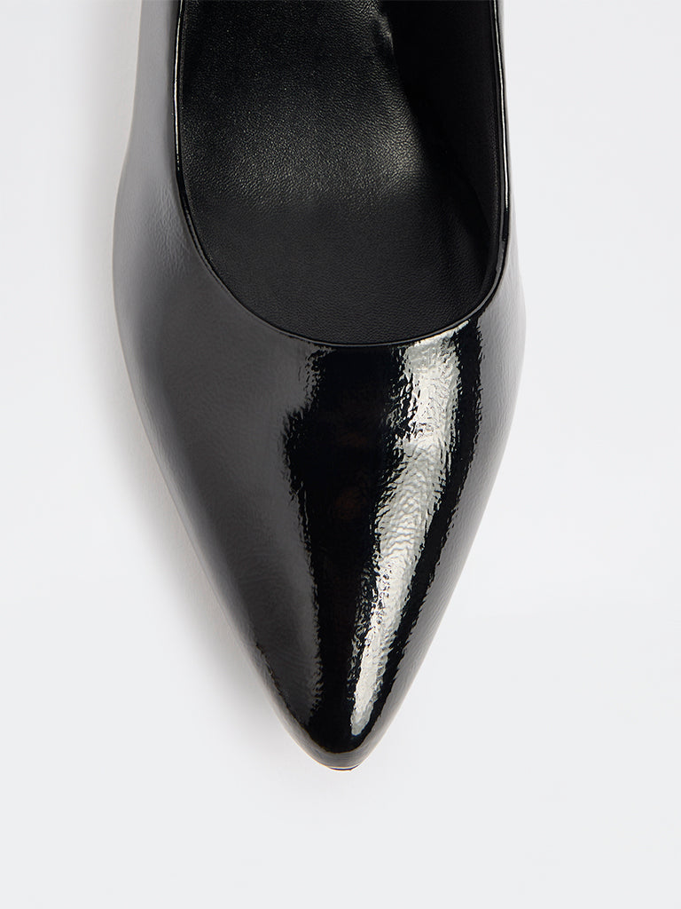 LUNA BLU Black Stiletto Pump Shoes