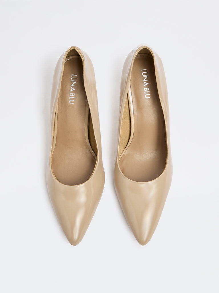 LUNA BLU Beige Stiletto Pump Shoes