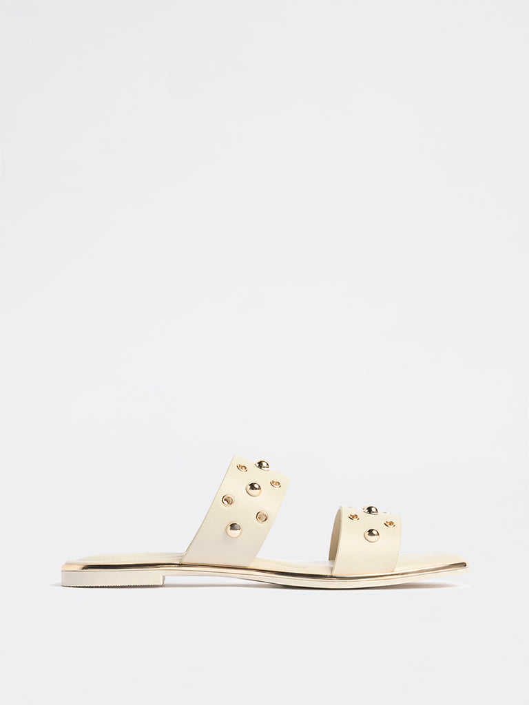 LUNA BLU Ivory Metallic Detailed Slides