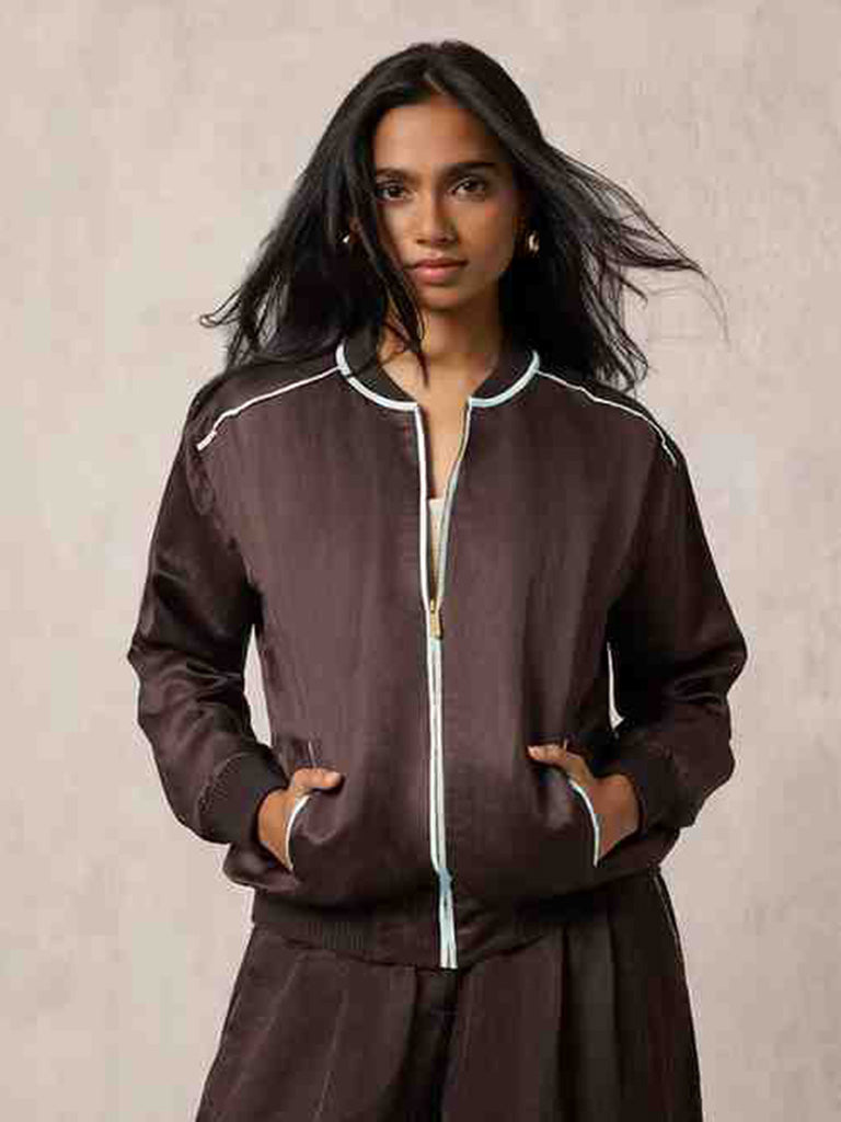 Solid Brown Jacket