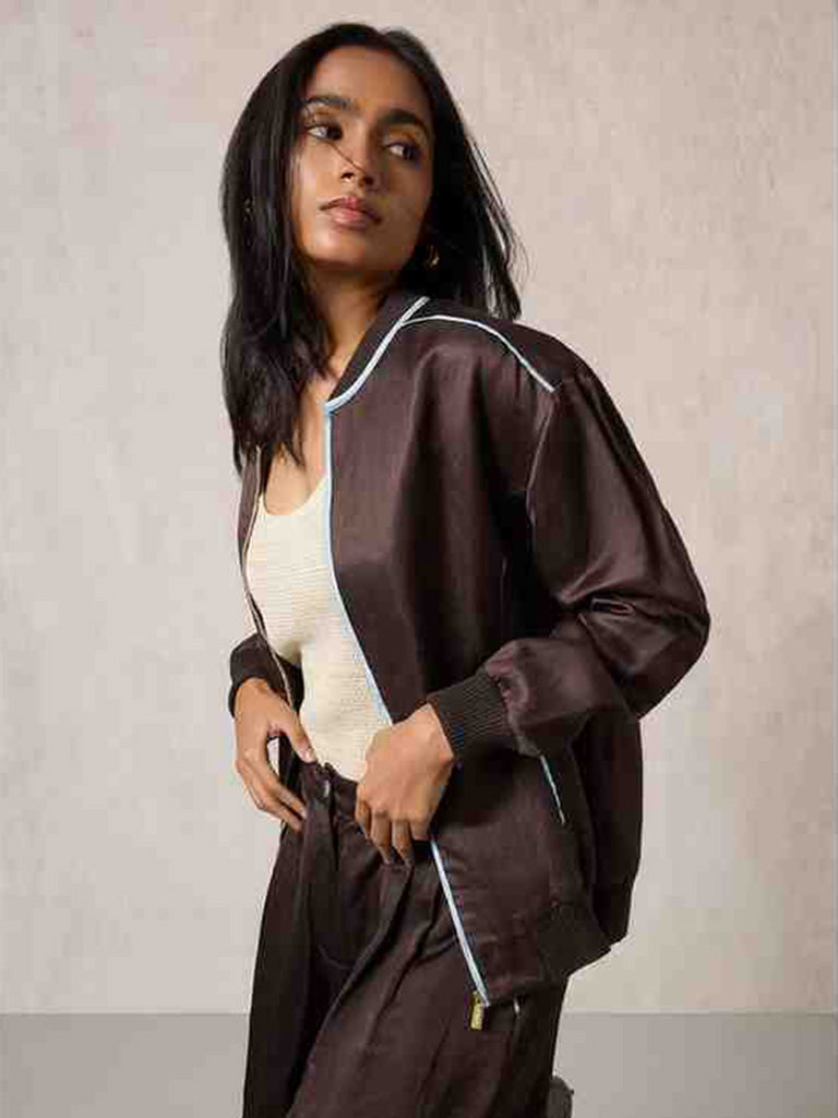 Solid Brown Jacket