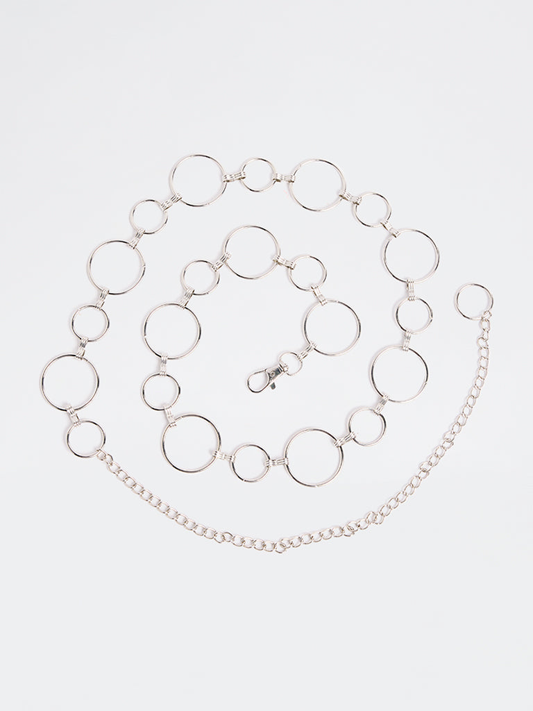 Westside Accessories Silver Link Chain Belt