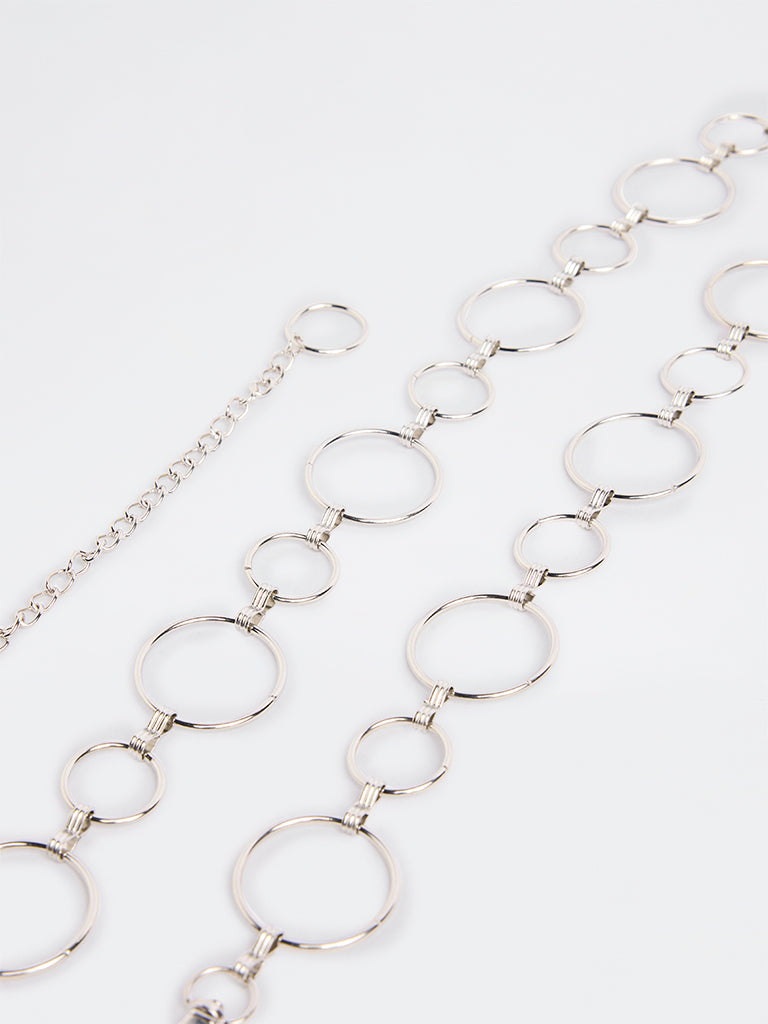 Westside Accessories Silver Link Chain Belt