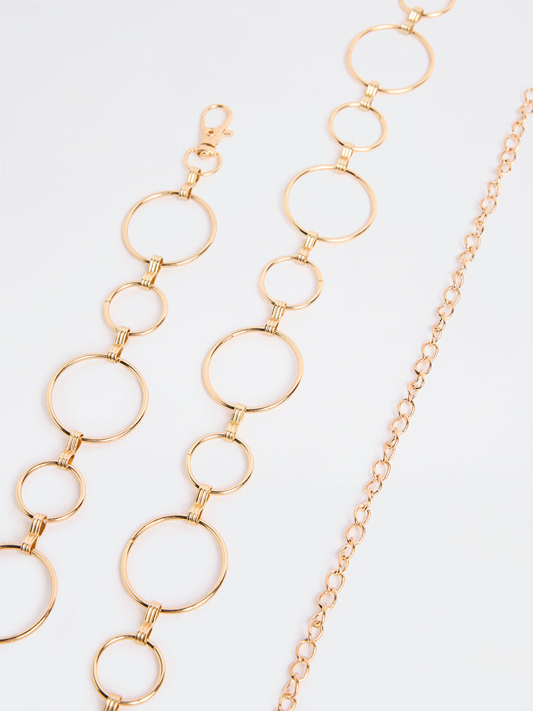 Westside Accessories Gold Link Chain Belt