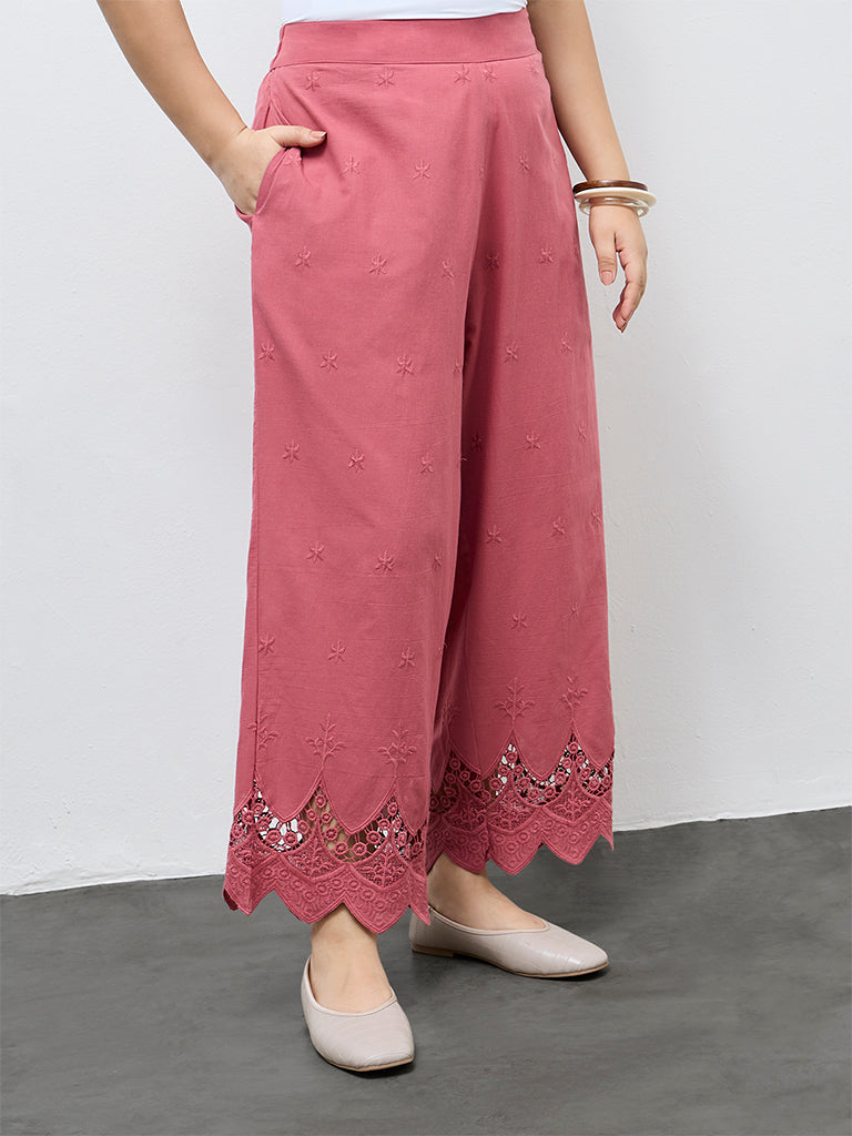 Dusty Pink Block Pant main image 1