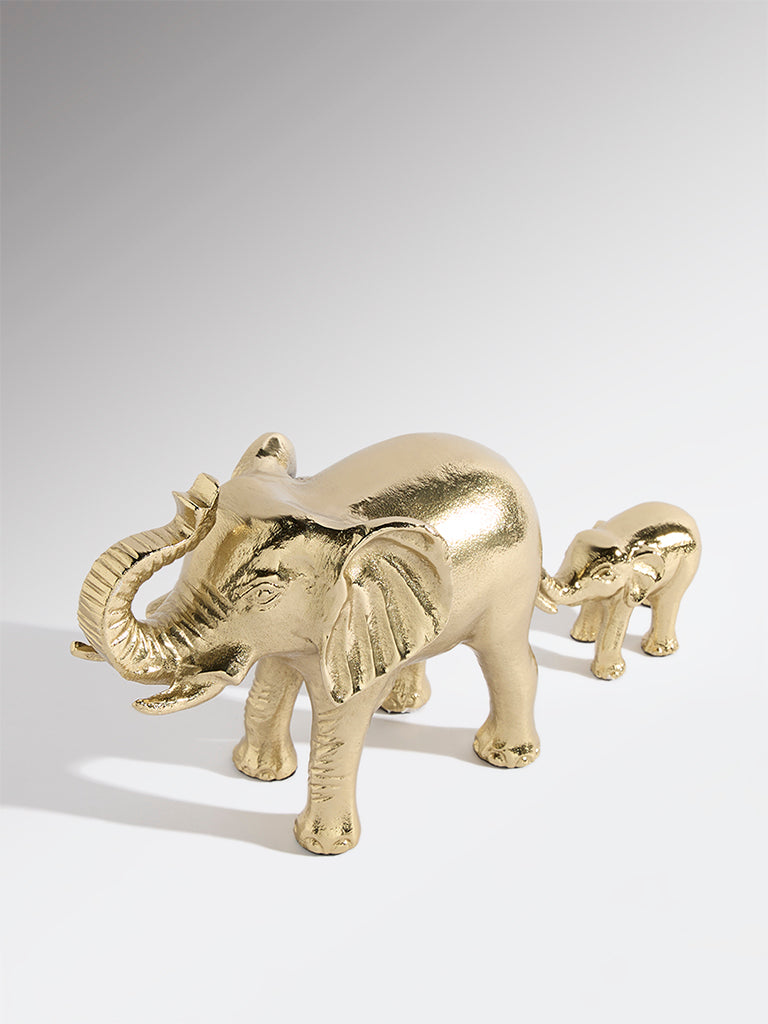 Westside Home Gold Elephant Sculpture