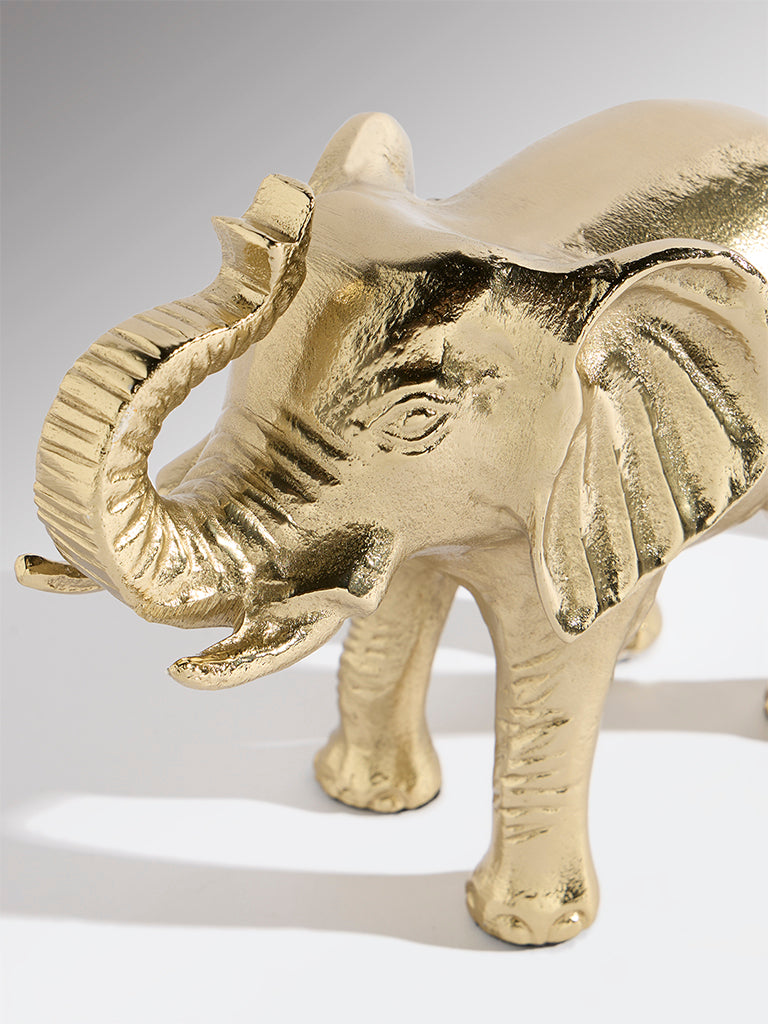 Westside Home Gold Elephant Sculpture
