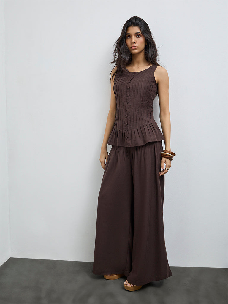 LOV Dark Brown Blend Top