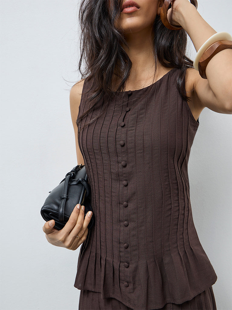 LOV Dark Brown Blend Top