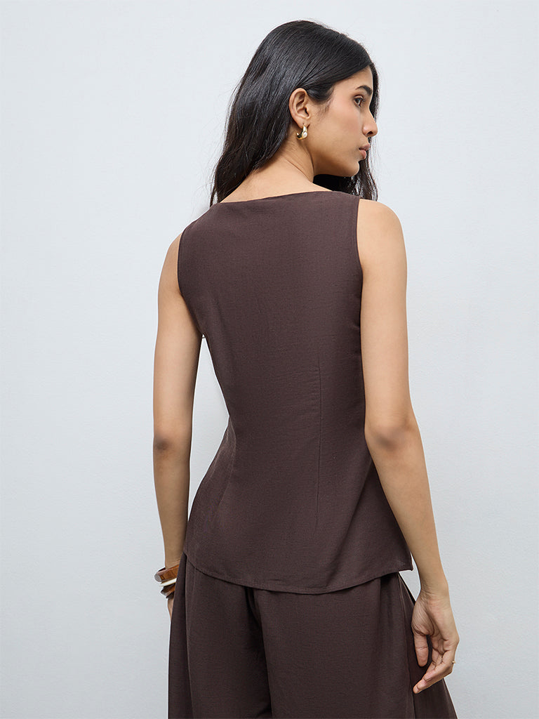 LOV Dark Brown Blend Top