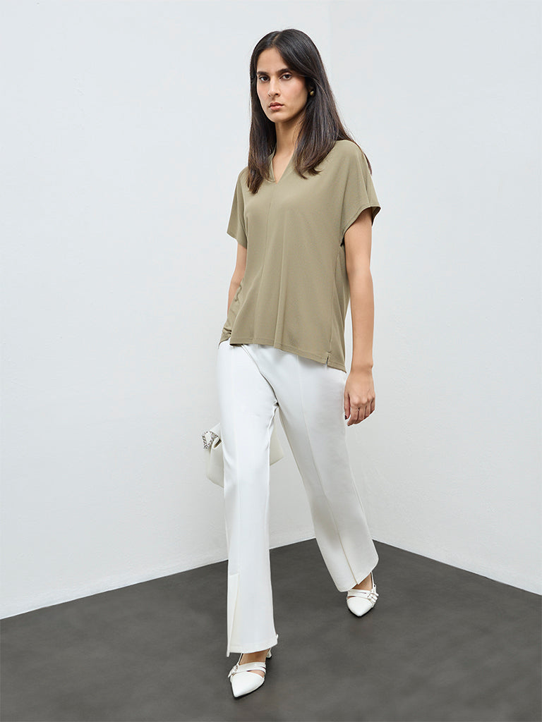 Wardrobe Olive Solid Top