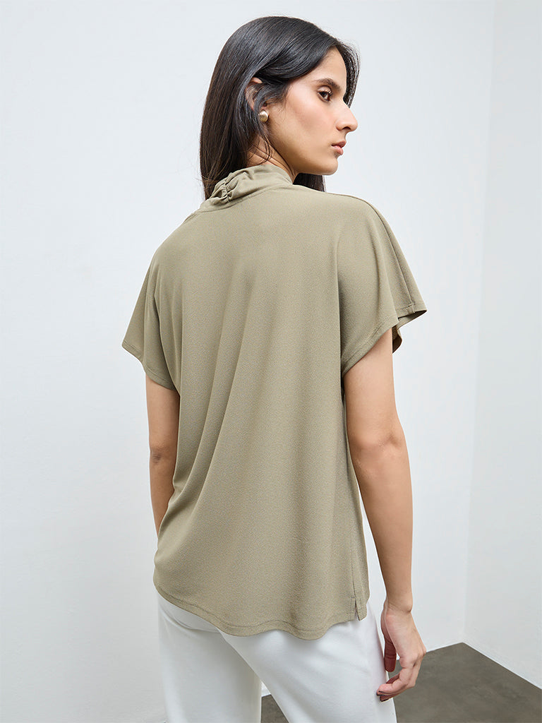 Wardrobe Olive Solid Top