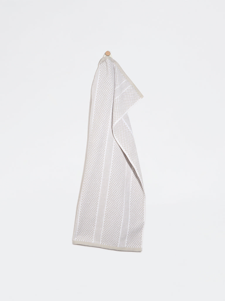 Westside Home Taupe Popcorn Textured Hand Towel