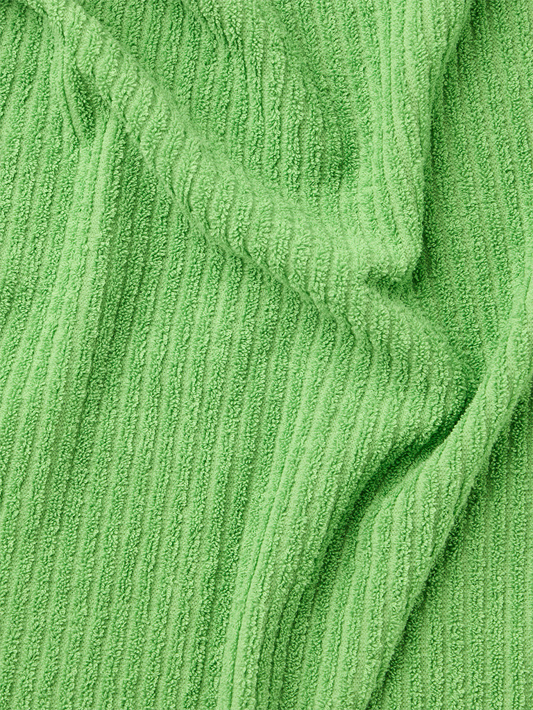 Westside Home Light Green Self-Striped Bath Towel