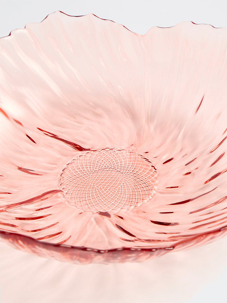 Westside Home Pink Floral Design Platter