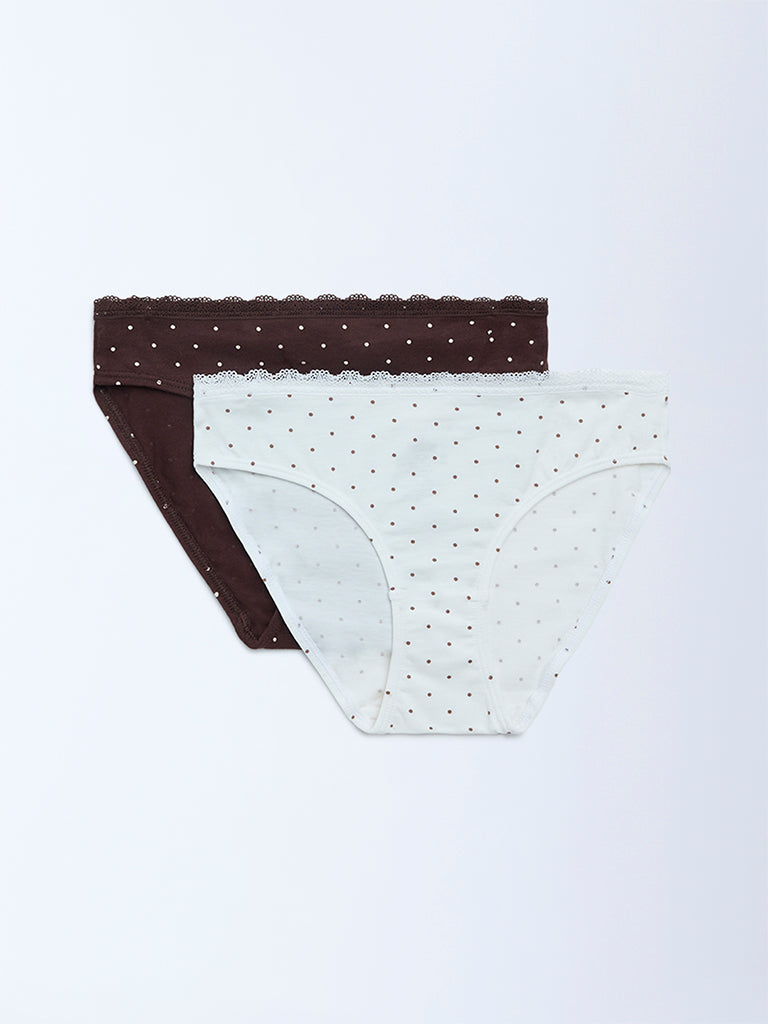 Superstar 2-Pack Cotton-Blend Bikini Briefs