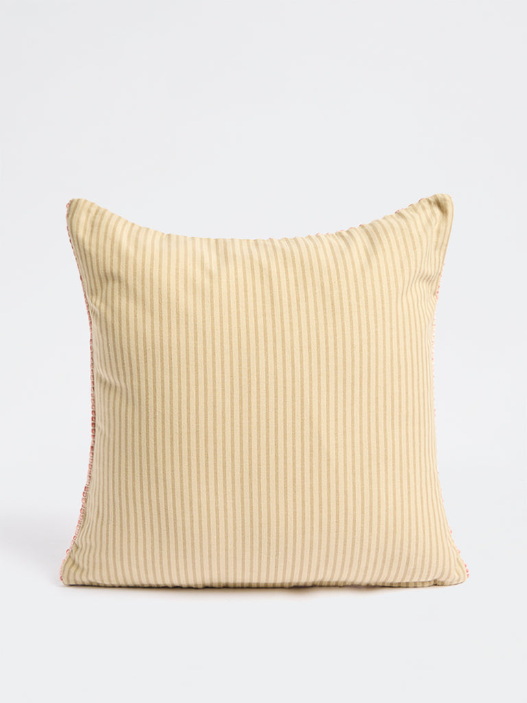 Westside Home Pink Graded Striped Cushion Cover