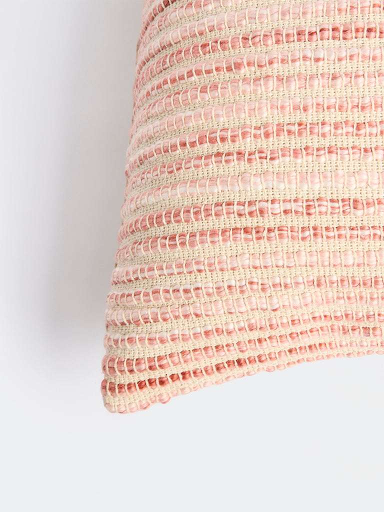 Westside Home Pink Graded Striped Cushion Cover