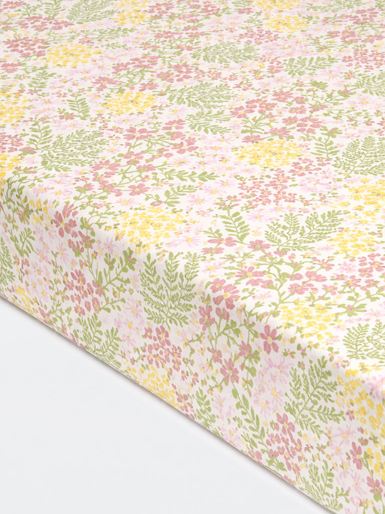 Westside Home Multicolour Botanical Printed Double Bed Sheet Set