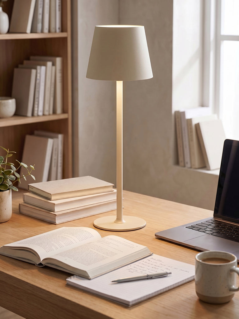 Westside Home Beige Student Table Lamp